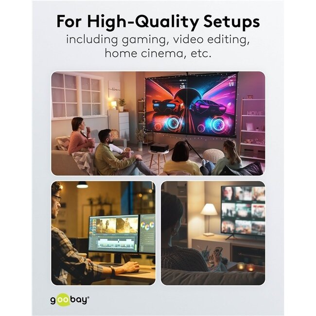 USB-C Kabel | USB4 20 Gbps | PD 240W | 4K 60Hz | Schwarz | 1 Meter