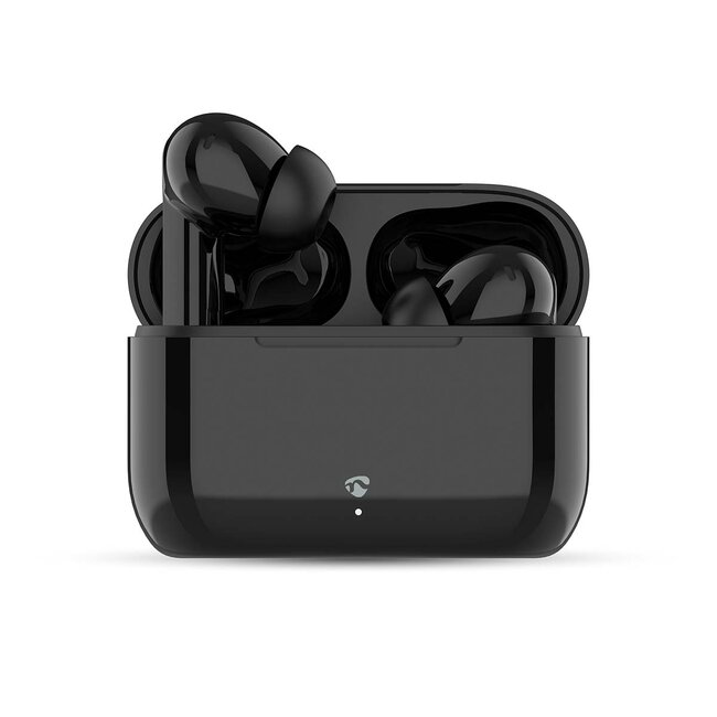 Nedis Bluetooth In-Ear Kopfhörer mit Mikrofon | ENC | Ladeetui | Schwarz