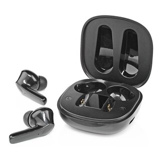 Nedis Nedis Premium Bluetooth In-Ear Kopfhörer mit Mikrofon | ANC | Ladeetui | Schwarz