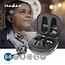 Nedis Premium Bluetooth In-Ear Kopfhörer mit Mikrofon | ANC | Ladeetui | Schwarz