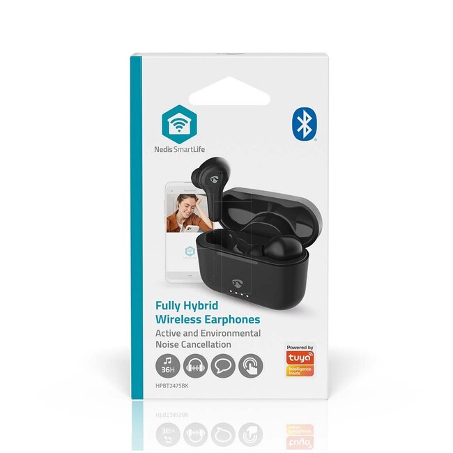Nedis SmartLife Bluetooth In-Ear Kopfhörer mit Mikrofon | ANC/ENC | Ladeetui