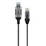 Goobay USB-A zu RJ45 LAN-Kabel | Slimline | USB 3.0 | CAT6 | Schwarz | 1,5 m