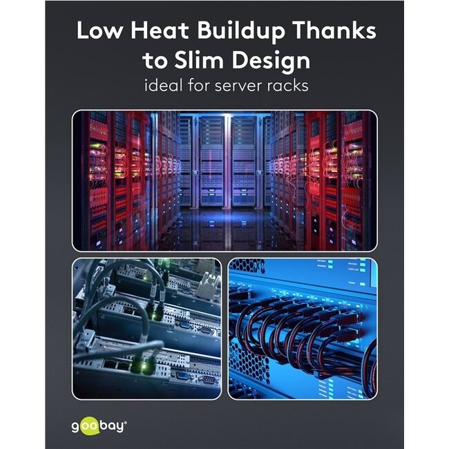 UFTP CAT8.1 Slimline Netzwerkkabel | LSZH | Weiß | 2 Meter