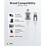 Goobay USB-C zu RJ45 LAN Kabel | Slimline | USB 3.0 | CAT6 | Weiß | 1,5 m