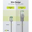 UFTP CAT8.1 Slimline Netzwerkkabel | LSZH | Grau | 0,50 Meter