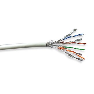 Nedis Nedis SFTP CAT7 Netzwerkkabel | Massivleiter | AWG24 | LSZH | Grau | 50 Meter
