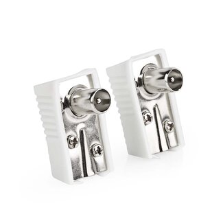 Nedis Nedis Koax IEC (m) Schraubverbinder Set | Winkelform | Kunststoff