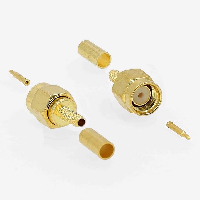Nedis SMA (m) Schrumpfstecker | RG174 | 50 Ohm | 2 Stück