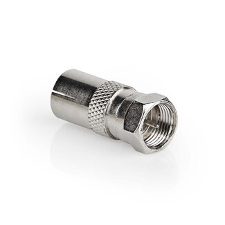 Nedis Nedis F-Stecker auf IEC-Buchse Koaxialadapter