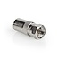 Nedis F-Stecker auf IEC-Buchse Koaxialadapter