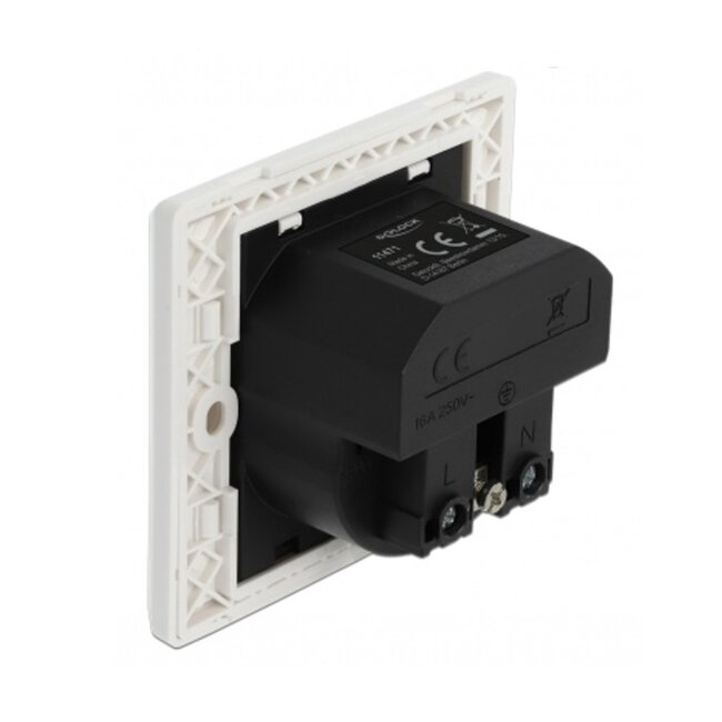 Delock Einbausteckdose | 2x USB-A | 12W | Weiß