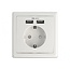 Delock Einbausteckdose | 2x USB-A | 12W | Weiß