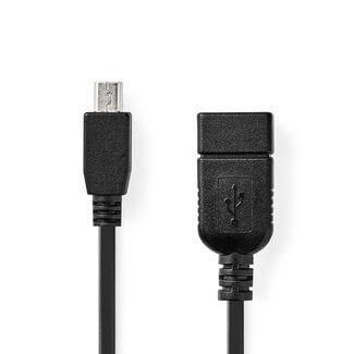 Nedis Nedis Mini USB-zu-USB-A OTG Adapter | USB 2.0 | 0,20 m