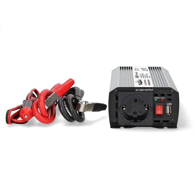 Nedis Wechselrichter 12V auf 230V + USB | 600W | modifizierte Sinuswelle