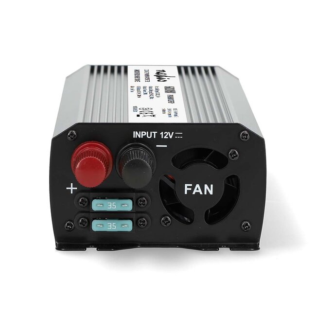 Nedis Wechselrichter 12V auf 230V + USB | 600W | modifizierte Sinuswelle