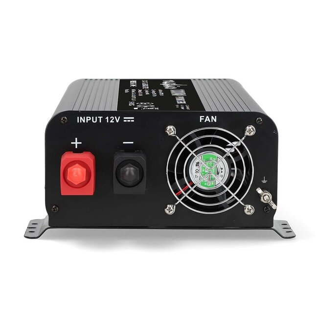 Nedis Wechselrichter 12V auf 230V + USB | 1000W | Reiner Sinus