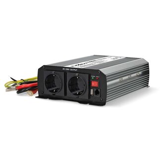 Nedis Nedis Wechselrichter 24V auf 230V + USB | 1000W | Modifizierte Sinuswelle