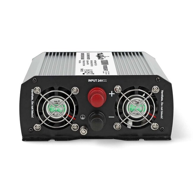 Nedis Wechselrichter 24V auf 230V + USB | 1000W | Modifizierte Sinuswelle