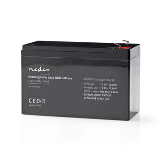 Nedis Nedis wiederaufladbare Bleiakku | 12V | 7200 mAh
