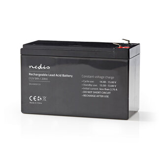 Nedis Nedis wiederaufladbare Bleiakku | 12V | 9000 mAh