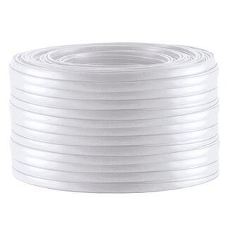 S-Impuls Telefonkabel 4-adrig auf Rolle | CCA (AWG30) | flach | weiß | 20 Meter