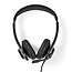 Nedis Komfortables Stereo On-Ear PC-Headset | USB-C/USB-A | 1,8 m