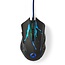 Nedis Gaming USB-Maus | USB-A | LED | 3600 dpi | 6 Tasten | 1,5 m