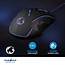Nedis Gaming USB-Maus | USB-A | LED | 3600 dpi | 6 Tasten | 1,5 m