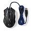 Nedis Gaming USB-Maus | USB-A | LED | 3600 dpi | 6 Tasten | 1,5 m
