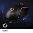 Nedis Gaming USB-Maus | USB-A | LED | 7200 dpi | 6 Tasten | 1,5 m