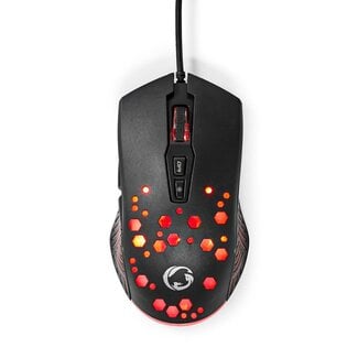 Nedis Nedis Gaming USB-Maus | USB-A | LED | 7200 dpi | 7 Tasten | 1,5 m