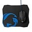 Nedis Gaming USB-Maus mit Mauspad | USB-A | 7200 dpi | 6 Tasten | 1,5 m