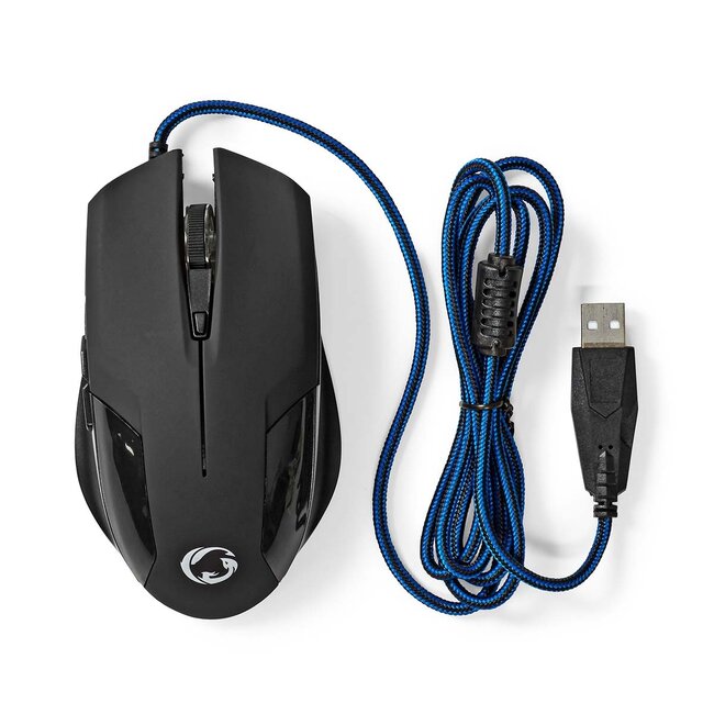 Nedis Gaming USB-Maus | USB-A | 7200 dpi | 6 Tasten | 1,5 m