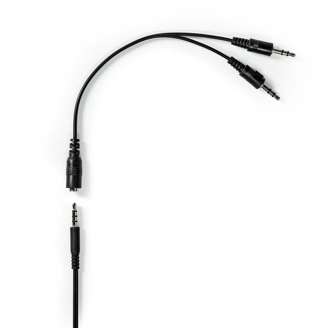 Nedis Komfortable Stereo Over-Ear PC-Headset | 1x/2x 3,5mm Klinke | 1,8 m