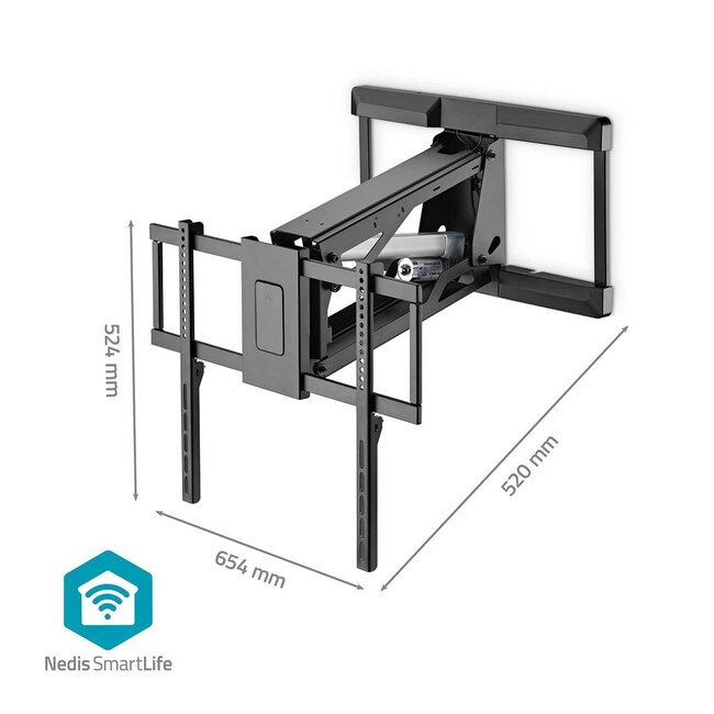 Nedis Motorisierte Wandhalterung für Bildschirme bis 75 Zoll