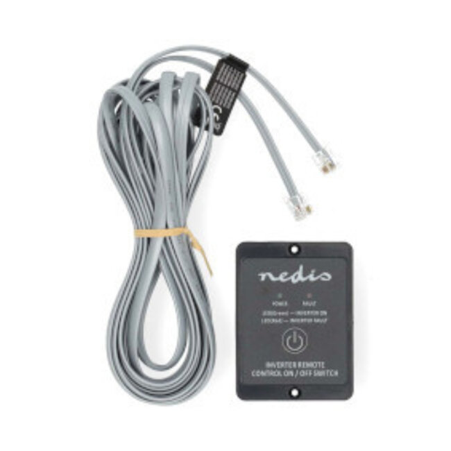 Fernbedienung für Wechselrichter | 6,00 m | RJ12 | Schwarz