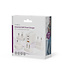 Reiseadapter | 100-240 V AC 50/60 Hz | 65 W | Weiß