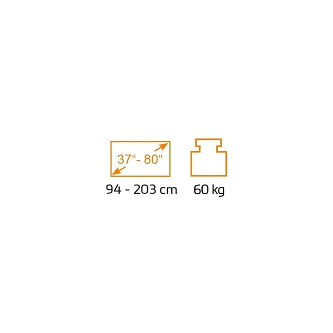 My Wall Motorisierte TV-Halterung bis 80 Zoll | App & Fernbedienung