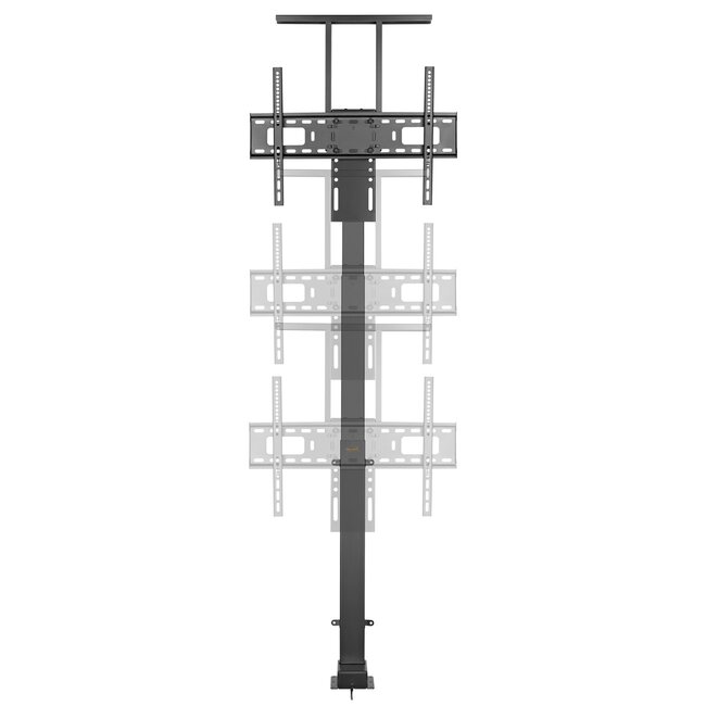 My Wall Hebebügel für Bildschirme bis 80 Zoll | motorisiert | App-, Sprach- und Fernbedienung