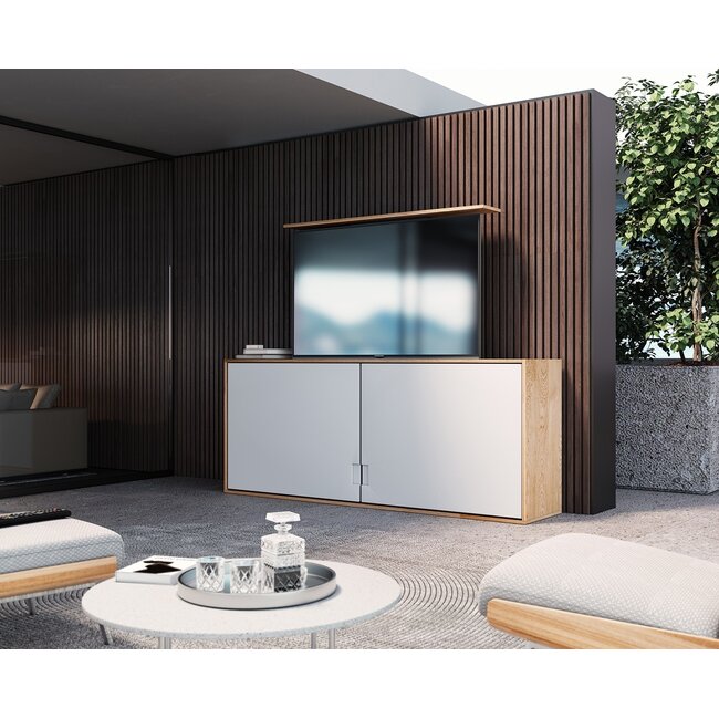 My Wall Hebebügel für Bildschirme bis 80 Zoll | motorisiert | App-, Sprach- und Fernbedienung