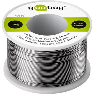 Goobay Goobay Lötzinn bleifrei, Ø 0,56 mm, 100 g