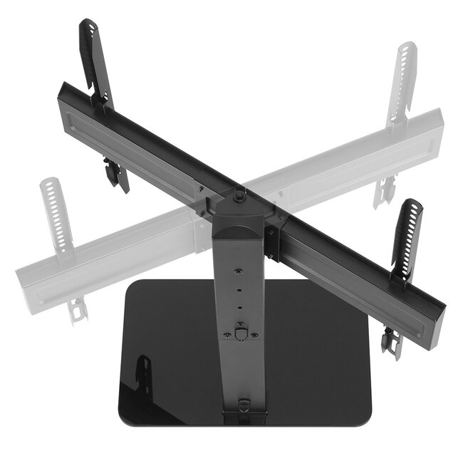 My Wall Tischständer für Bildschirme bis 70 Zoll | drehbar | höhenverstellbar (max. 50 cm) | schwarz