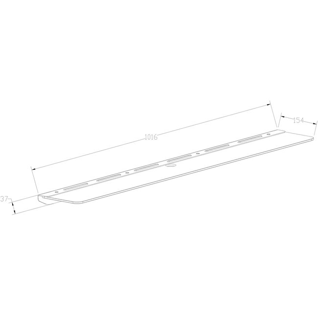 My Wall Soundbar Wandhalterung | Universal | Bis 15,4 cm Tiefe