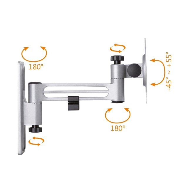 My Wall Wohnwagen-Wandhalterung für Bildschirme bis 32 Zoll | Full Motion | 2 Drehpunkte