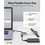 Goobay USB-Hub (USB-C) | 3x USB-A + 1x USB-C | USB 2.0/3.0 | Aluminium | 0,10 m
