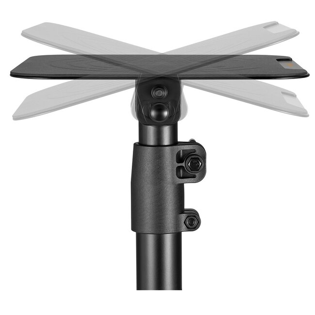 My Wall Lautsprecher-Schreibtischhalterung Set | bis 15 kg | 26 - 41 cm hoch | schwarz