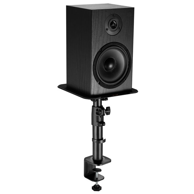 My Wall Lautsprecher-Schreibtischhalterung Set | bis 15 kg | 26 - 41 cm hoch | schwarz