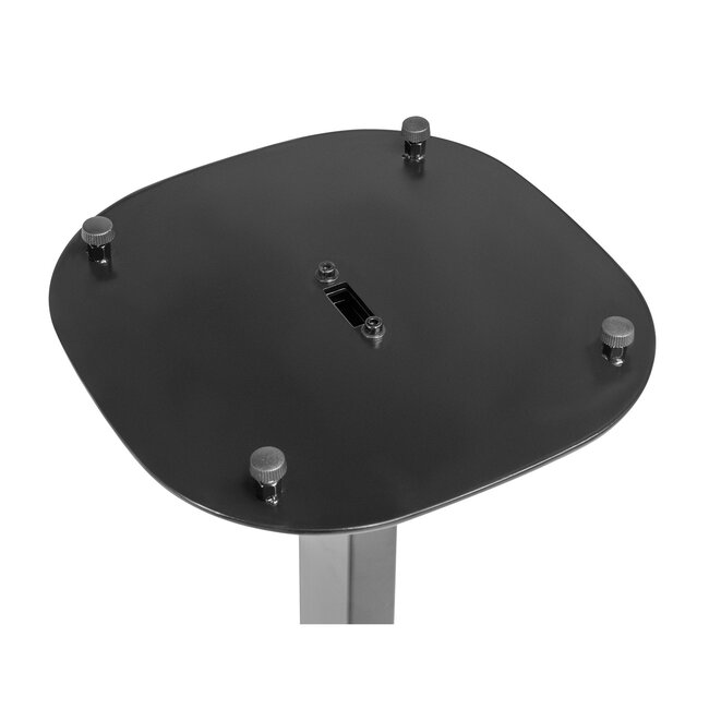 My Wall Lautsprecherständer Set | bis 10 kg | 73 - 117 cm hoch | schwarz