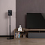 My Wall Lautsprecherständer Set | bis 10 kg | 73 - 117 cm hoch | schwarz