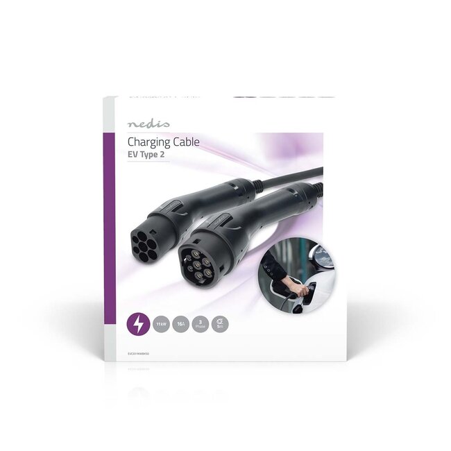 Nedis EV Typ 2 Ladekabel | 11 kW | 5 Meter